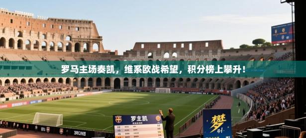 罗马主场奏凯，维系欧战希望，积分榜上攀升！