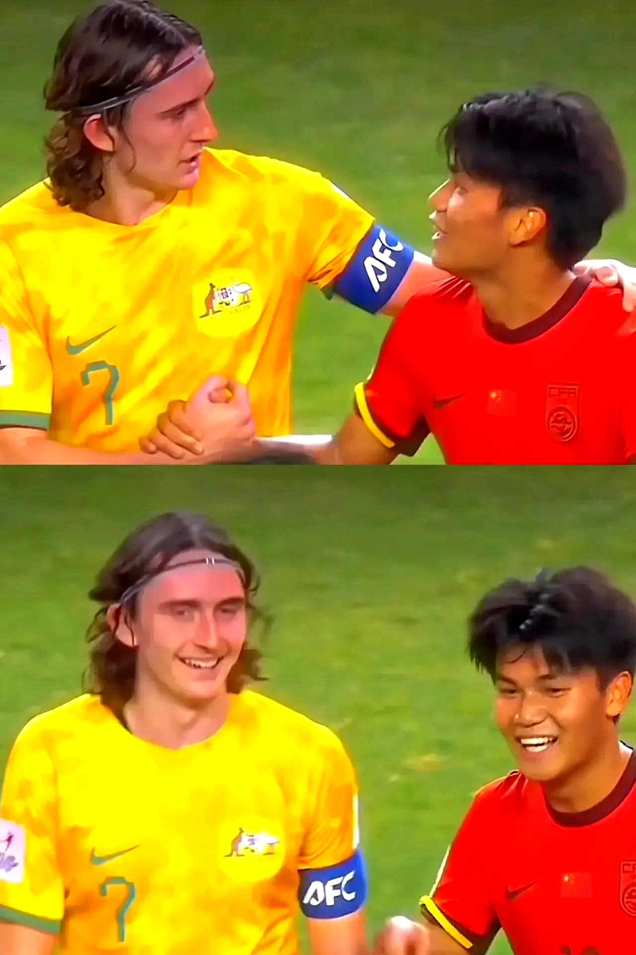 沙特阿拉伯队与澳大利亚队在友谊赛中交锋 沙特阿拉伯队与澳大利亚队在友谊赛中交锋